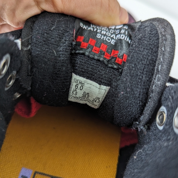 COPY - Vans Half Cab Pro Skateboarding Shoes Men's Size 6 Iconic Style in Burgu… - Picture 9 of 10